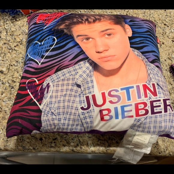 Justin Bieber Bedding Justin Bieber Square Pillow Poshmark
